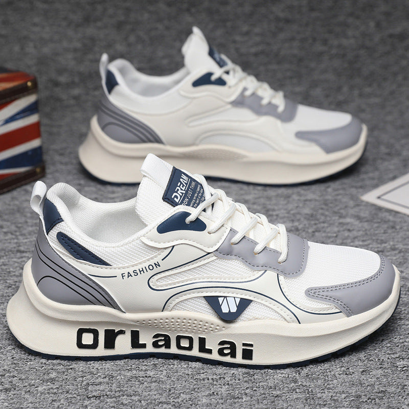 Damen Modische Lifestyle Sneakers mit rutschfester Sohle und atmungsaktiver Obermaterialstruktur R&B