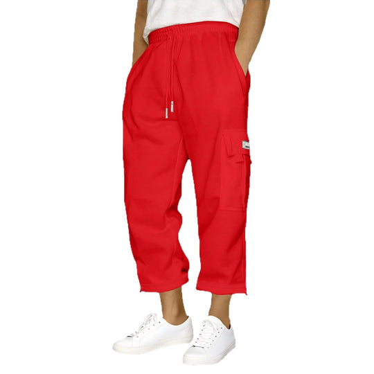 Damen Cargo-Hose mit elastischem Bund und praktischen Seitentaschen R&B