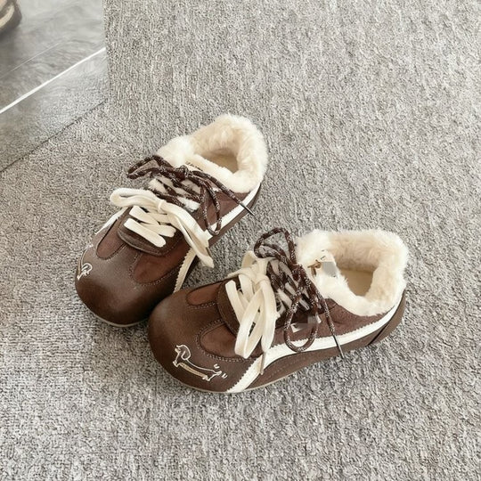 Damen Sportliche Sneakers mit kuscheligem Innenfutter und robustem Obermaterial R&B