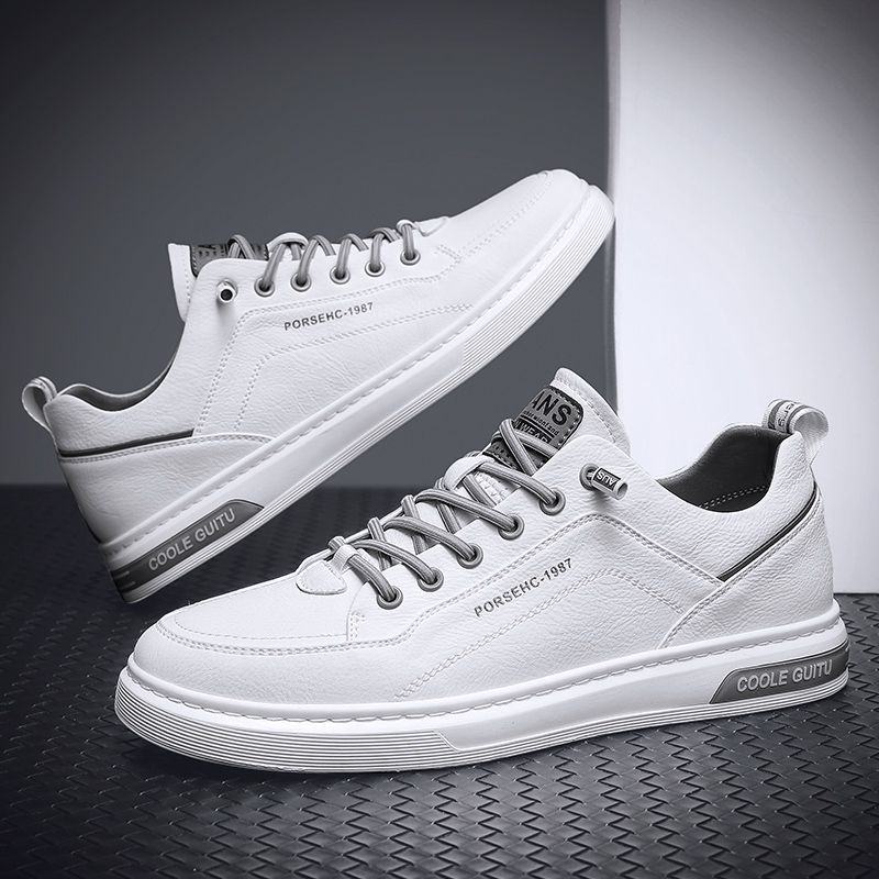 Damen moderne und sportliche Freizeitschuhe mit langlebigem Lederoberteil und atmungsaktiver Sohle R&B