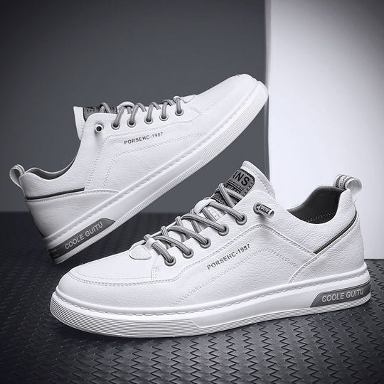 Damen moderne und sportliche Freizeitschuhe mit langlebigem Lederoberteil und atmungsaktiver Sohle R&B