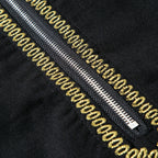 Herren elegantes Tunika-Kleid mit feinen Stickdetails