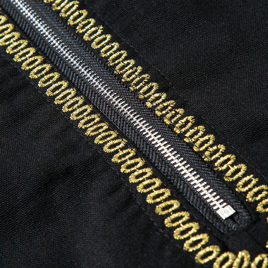 Herren elegantes Tunika-Kleid mit feinen Stickdetails R&B
