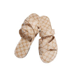 Damen offene Sandalen mit geflochtenem Riemen-Design und komfortabler Fußbettung R&B