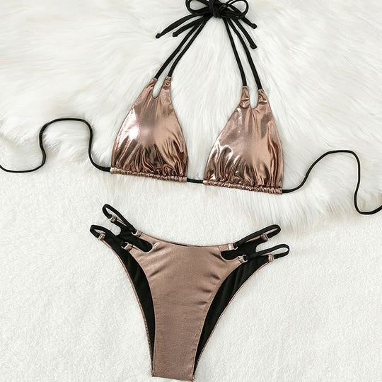Damen Triangel-Bikini mit eleganten Schnürdetails R&B