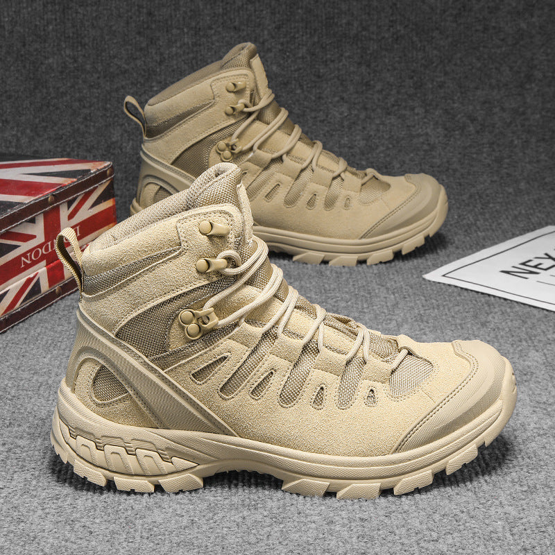 Herren Wanderstiefel mit atmungsaktivem Obermaterial und rutschfester Sohle R&B