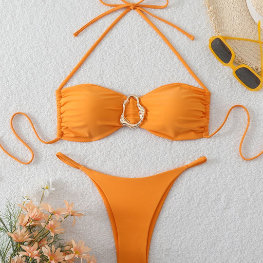 Damen Bikinis mit dekorativem Accessoire R&B