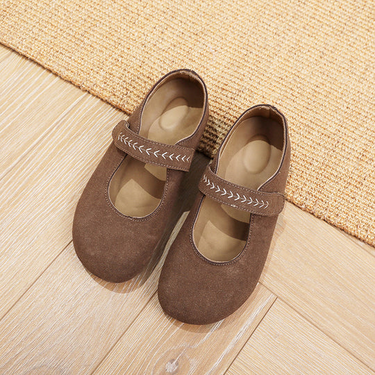 Damen Komfortable Ballerinas mit verstellbarem Riemen R&B
