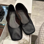 Damen Ballerinas mit glänzender Oberfläche und breitem Einstieg R&B