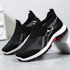 Damen Sportliche Knit-Sneaker mit rutschfester Sohle R&B