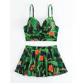 Damen Badeanzug mit floralem Design R&B