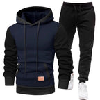 Herren Sportliches Hoodie- und Jogginghosen-Set R&B