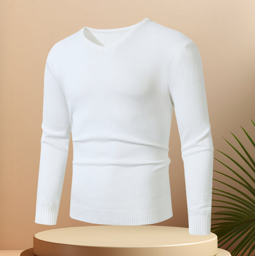 Herren eleganter V-Ausschnitt Pullover R&B