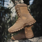 Herren Tactical Stiefel mit hohem Knöchelschutz und rutschfester Sohle R&B