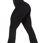 Damen Sportliche Hochbund Leggings und asymmetrisches Crop-Top Set R&B