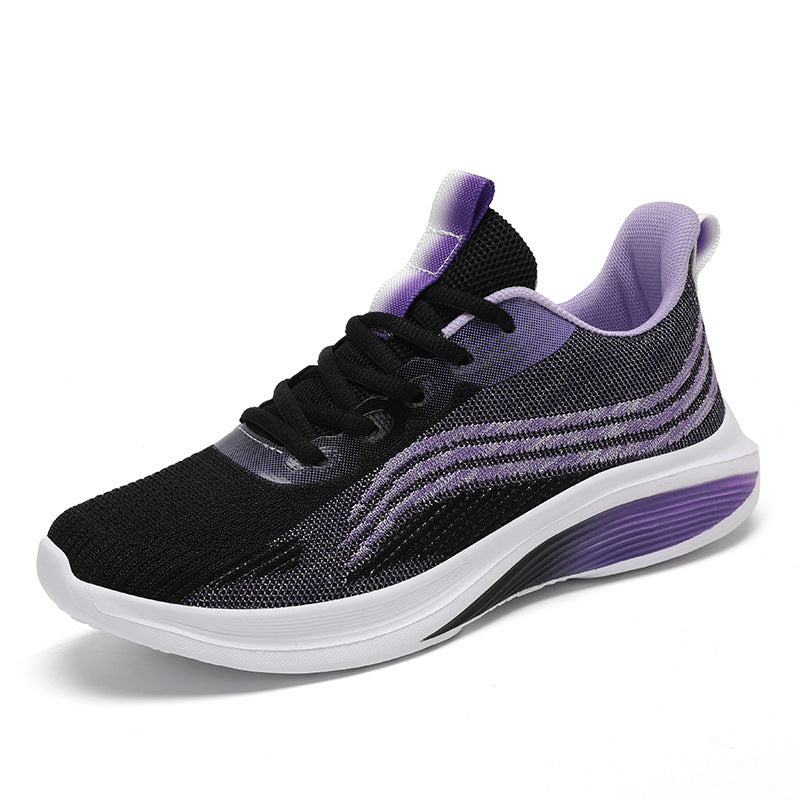 Damen Lauf-Sneaker mit atmungsaktiver Obermaterialstruktur und dämpfender Sohle R&B