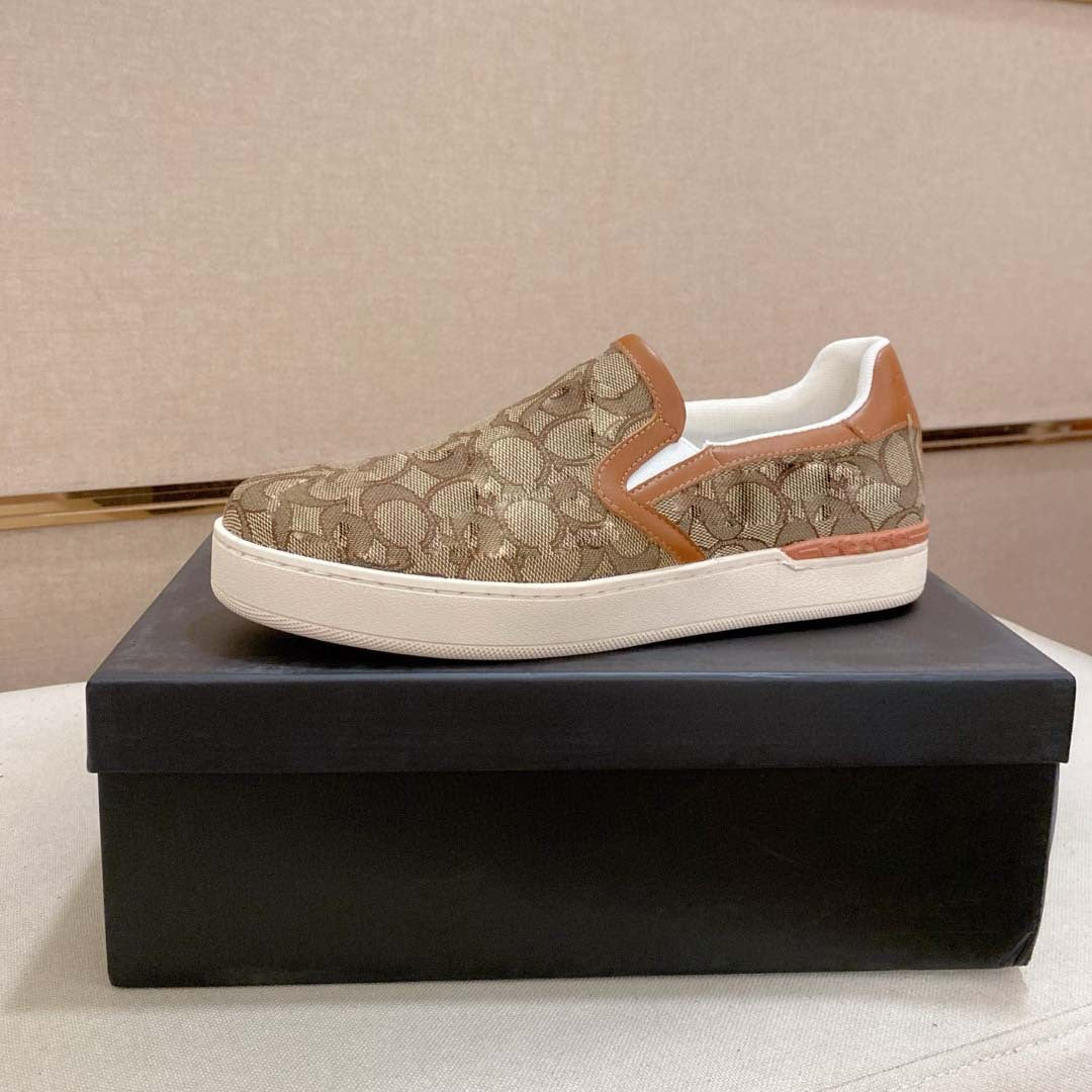 Damen Bequeme Slip-On Sneakers mit modischem Oberflächenmuster R&B