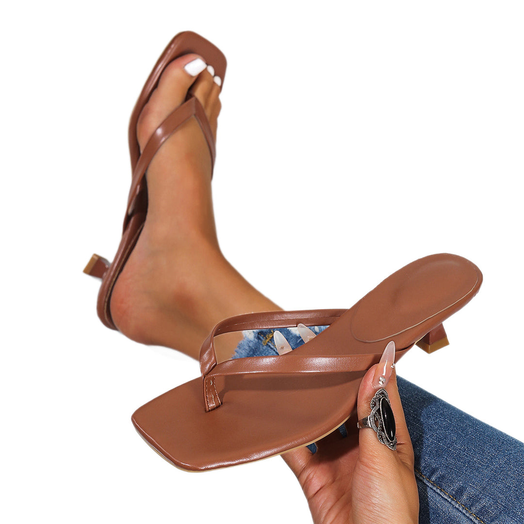 Damen Trendige und elegante Flip-Flop Sandalen mit komfortablem Fußbett R&B