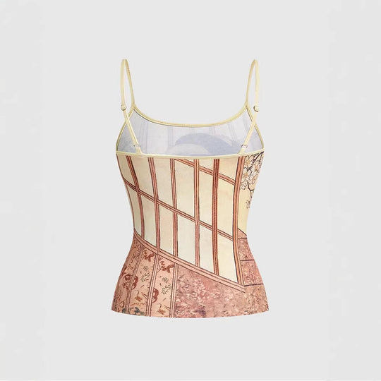 Damen Tragfähiges Top mit cultural Artwork R&B