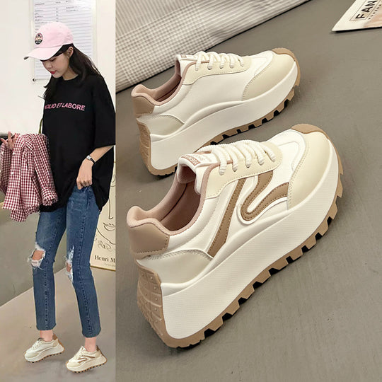 Damen Chunky Sneakers mit verstärkter Dämpfung und rutschfester Sohle R&B