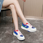 Damen Sportliche Sneaker mit atmungsaktiver Mesh-Oberfläche und farbenfrohem Design R&B