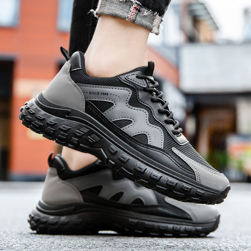Damen Sportliche Trekking-Sneaker mit rutschfester Sohle und atmungsaktivem Mesh-Obermaterial R&B