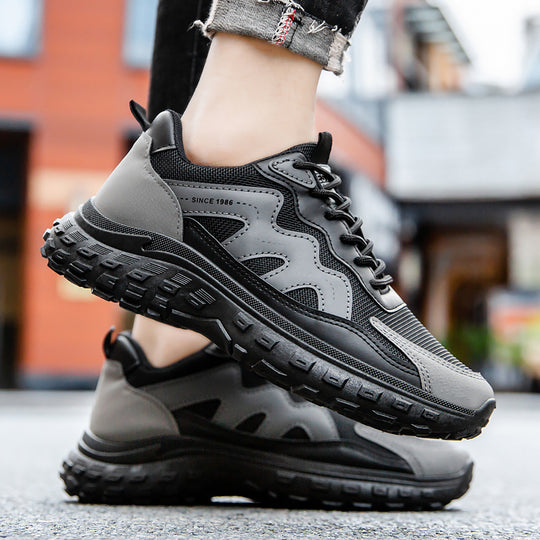 Damen Sportliche Trekking-Sneaker mit rutschfester Sohle und atmungsaktivem Mesh-Obermaterial R&B