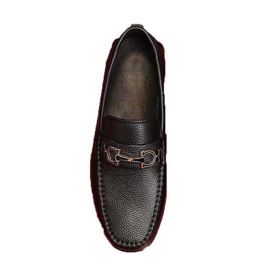 Herren Mokassins mit luxuriösem Leder und elegantem Zierdetail R&B