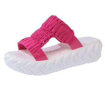 Damen Wedge-Sandalen mit innovativem Riemendesign und komfortabler Sohle R&B