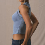Damen Sportliches Crop-Top R&B