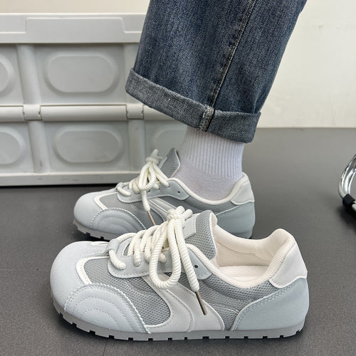 Damen Sportliche Sneakers mit atmungsaktivem Mesh-Obermaterial und flexiblem Sohlenprofil R&B
