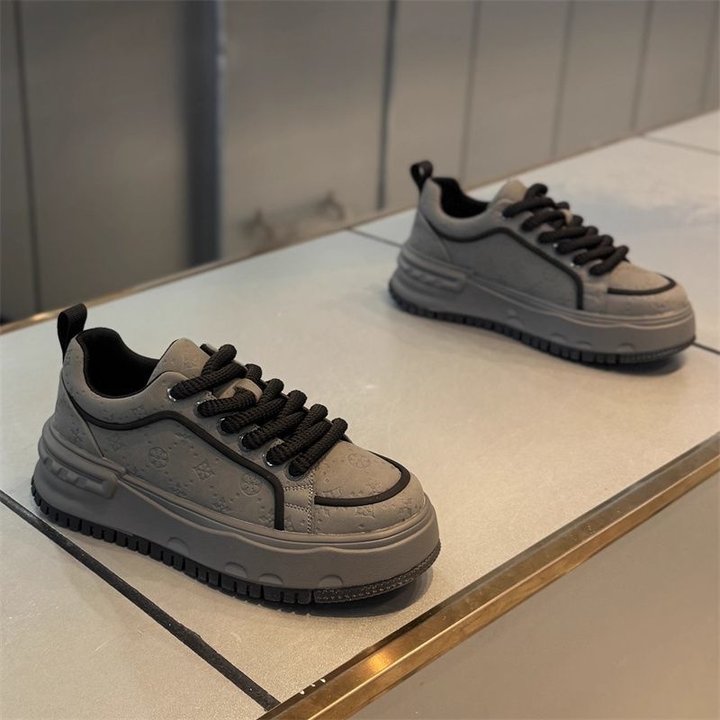 Damen modische Chunky Sneakers mit rutschfester Sohle und atmungsaktivem Obermaterial R&B