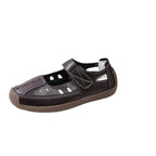 Damen Komfortable Sandalen mit verstellbarem Klettverschluss und atmungsaktiver Oberflächenstruktur
