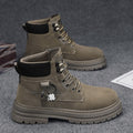 Damen robuste High-Top Stiefel mit atmungsaktivem Rippenkragen und rutschfester Sohle R&B