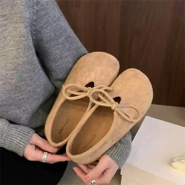 Damen Mokassins mit dekorativer Schleifenverzierung und komfortablem Innenfutter R&B