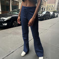 Damen Bequeme Freizeit-Jogginghose mit tailliertem Schnitt und elastischem Bund R&B