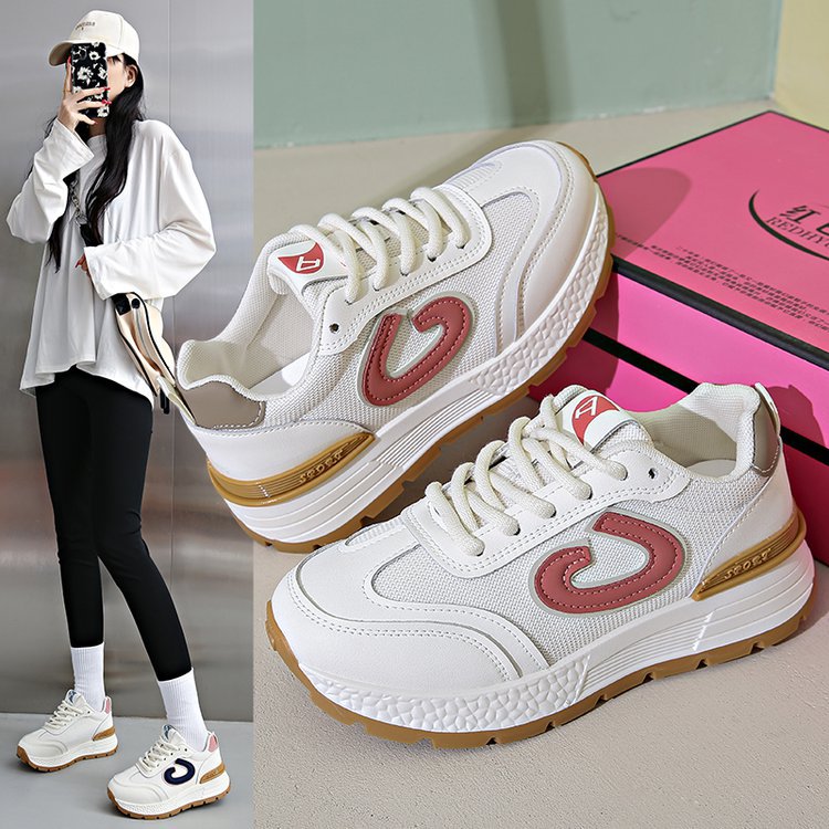 Damen modische Sneakers mit atmungsaktiver Oberfläche und dämpfender Sohle R&B