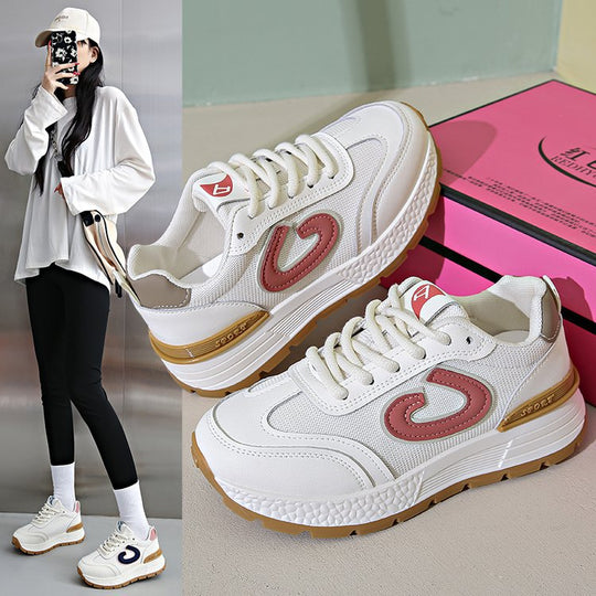 Damen modische Sneakers mit atmungsaktiver Oberfläche und dämpfender Sohle R&B