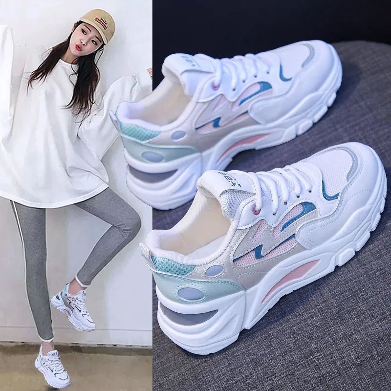 Damen Sportliche Lauf- und Freizeitschuhe mit atmungsaktivem Mesh-Obermaterial R&B