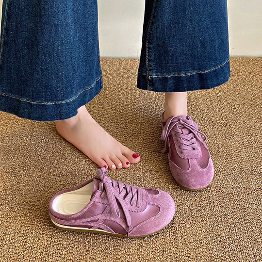 Damen bequeme und atmungsaktive Sneaker mit rutschfester Sohle R&B