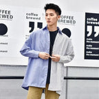 Herren Trendy Hemd mit asymmetrischem Design und urbanem Chic