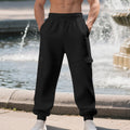 Herren Cargo-Jogginghose mit seitlichen Taschen und elastischem Bund R&B