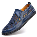 Damen Atmungsaktive Slipper aus weichem Leder mit flexiblem SohlenDesign