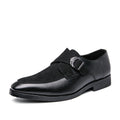Herren elegante Mokassins mit modischer Schnalle R&B