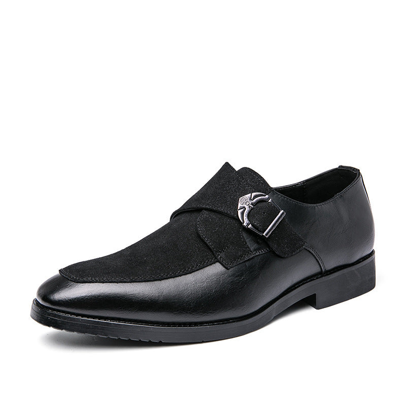 Herren elegante Mokassins mit modischer Schnalle R&B