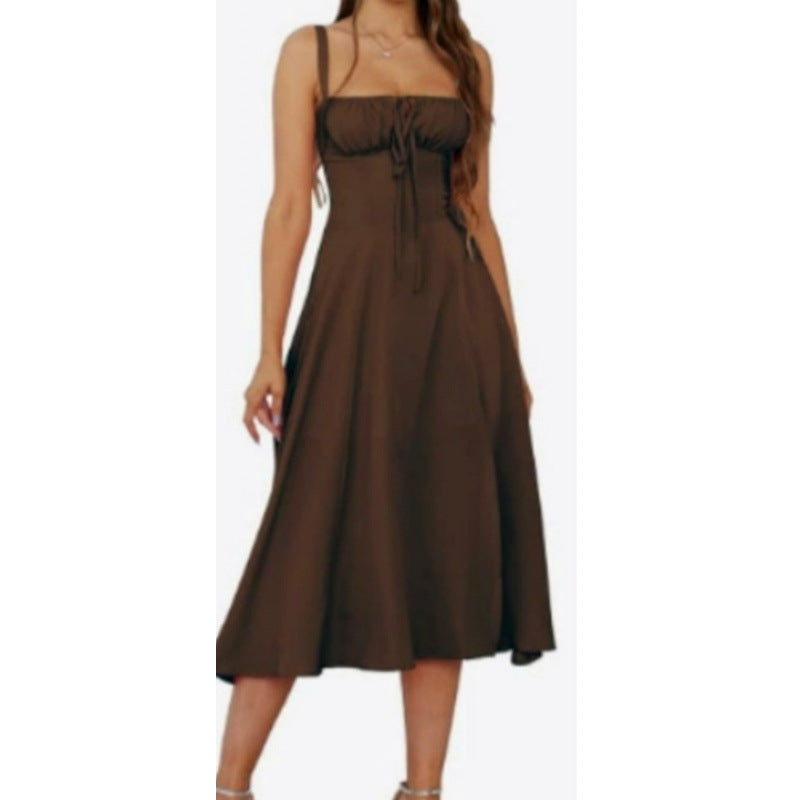 Damen Maxikleid mit floralem Design und elegantem Schlitz R&B