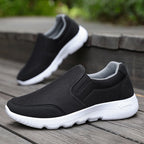 Damen Komfortable Slip-On Sneaker mit atmungsaktiver Mesh-Oberfläche
