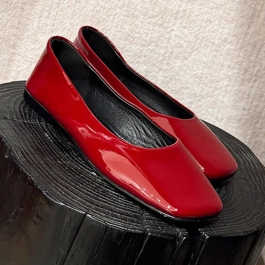 Damen Ballerinas mit elegantem quadratischen Zehenbereich und komfortabler Innensohle R&B