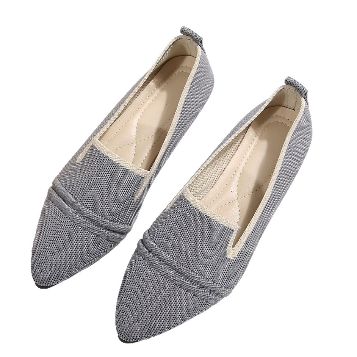 Damen elegante Slipper mit atmungsaktivem Obermaterial R&B