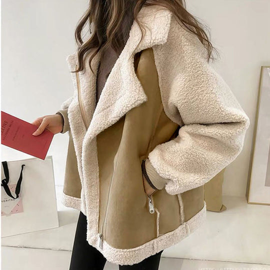 R&B | Overgrößed Plüschjacke